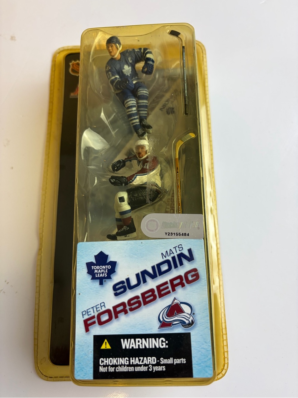 McFarlane Sports Picks Hockey Mats Sundin & Peter Forsberg Action Figures Mini